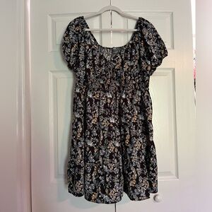 Arula Blue Flora Dress, Size B (2X)